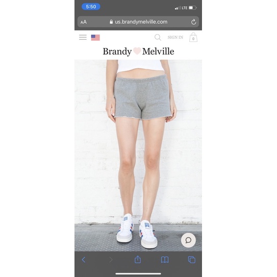 Brandy Melville Grey Shorts