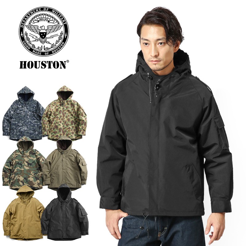 HOUSTON F-1 PARKA ボアライナー ミリタリーパーカー
