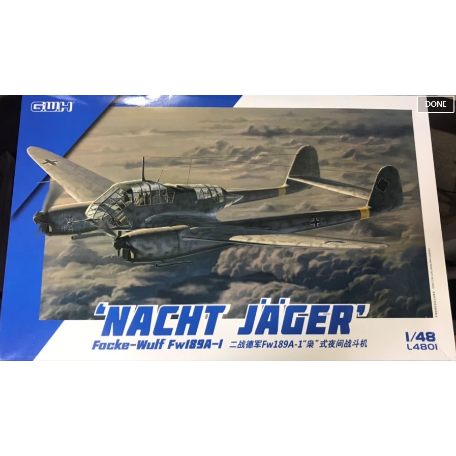 G.W.H 1/48 Focke-Wulf Fw 189 A-1 貨號L4801 | 蝦皮購物