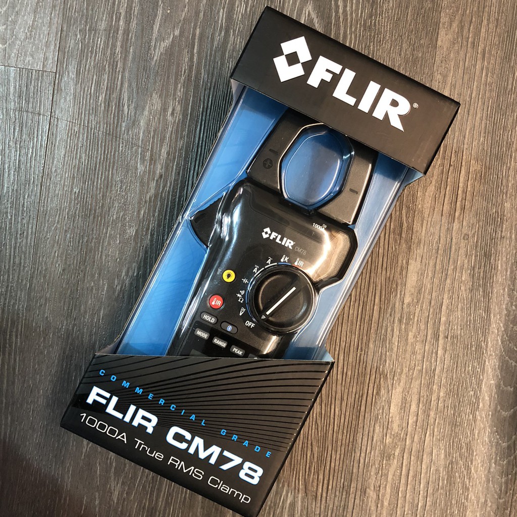 全電行】FLIR專賣店｜FLIR CM78 1000A 數位鉗型錶內建紅外線測溫功能