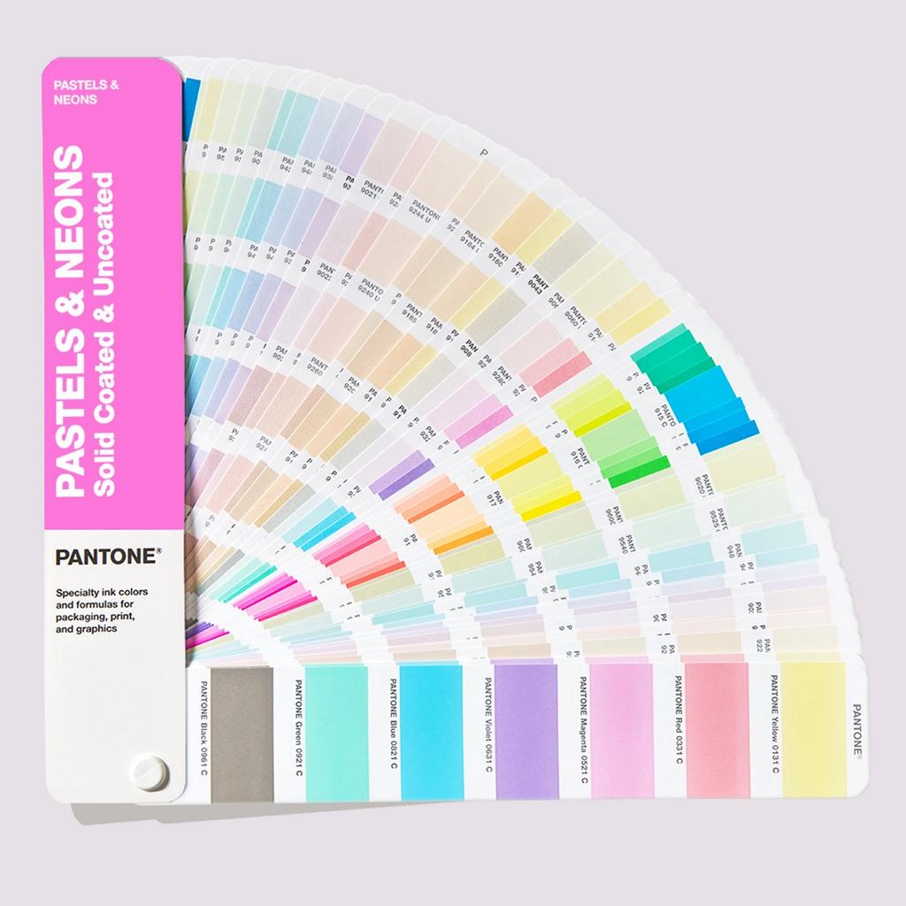 最新版 PANTONE 彩通色票 粉彩色&霓虹色 GG1504B 指南 GB1504B 色票 顏色打樣 專色 色彩調配 | 蝦皮購物