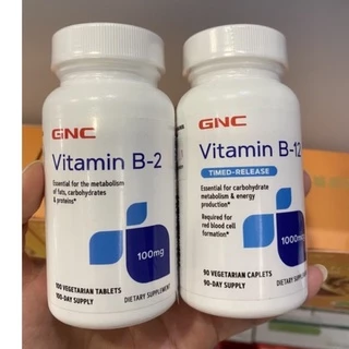 【On代購】GNC 優康食品錠 VITAMIN B12 維他命B2 1000mg 100mg 普瑞登 B3 Niacin