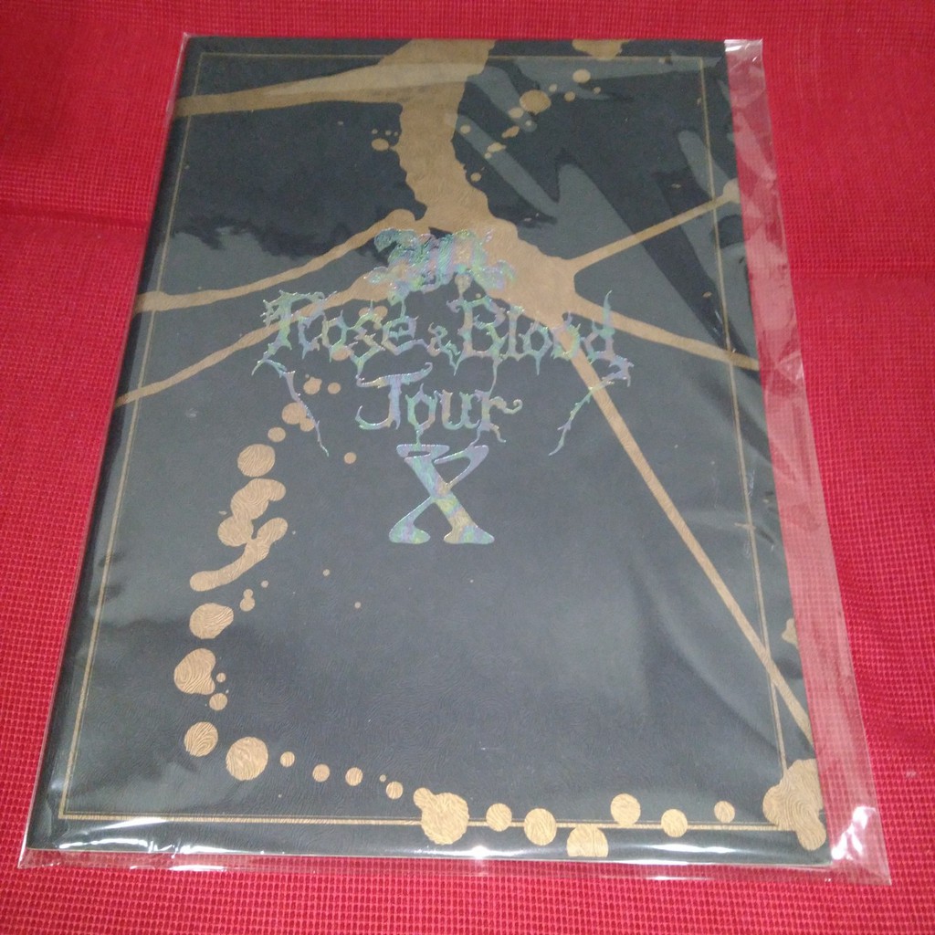 X JAPAN 場刊1989 Rose & Blood Tour / XJAPAN LIVE 巡迴演唱會寫真集