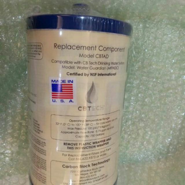 MultiPure / CB Tech濾心CBTAD老客戶另有優惠 (相容白色主機 經典款 WGCB-WTP) | 蝦皮購物