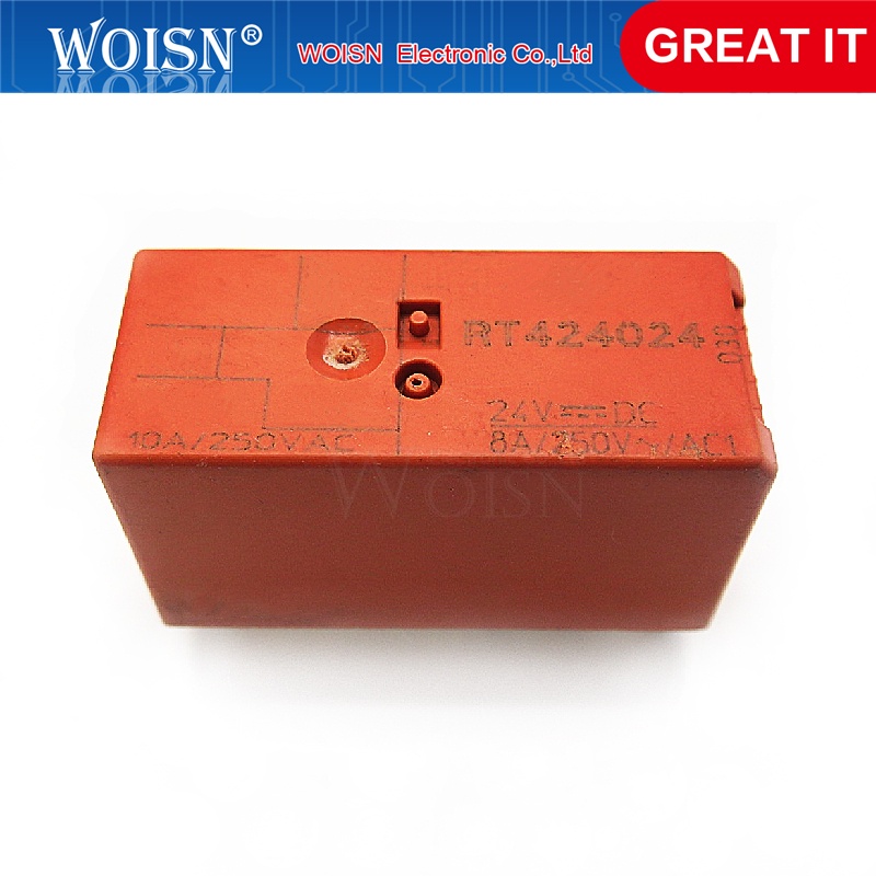 2 Relè TYCO RT424024 24VDC Con Presa 788-312 – Confezione Da 2, Nuovi, Per Automazione
