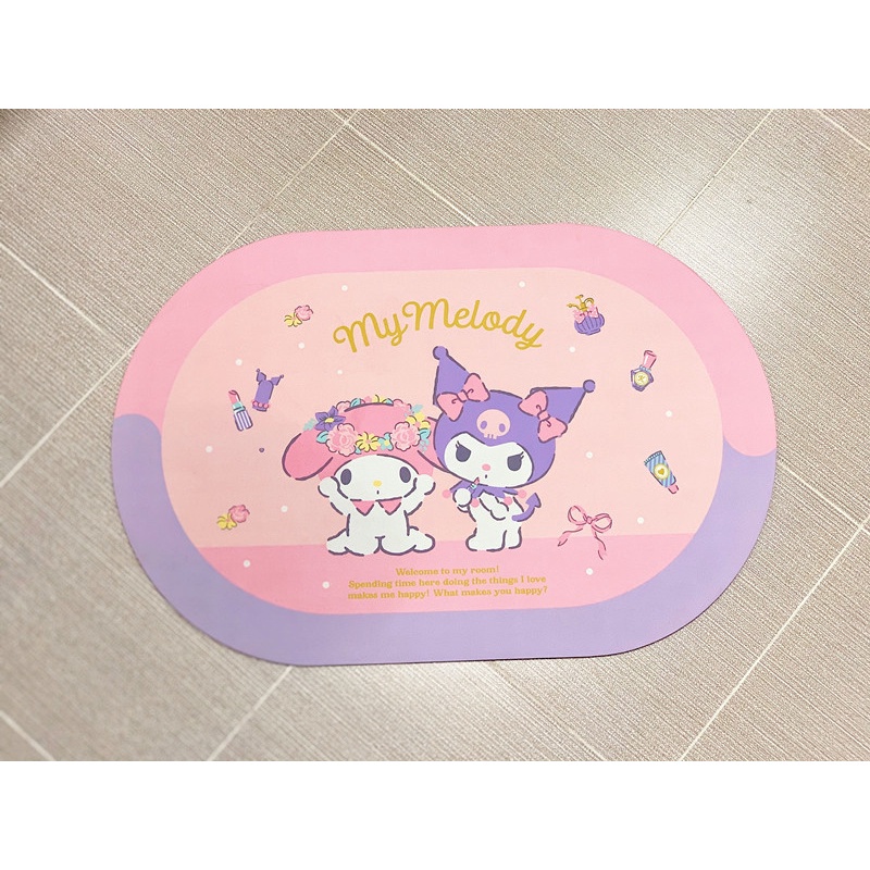 40 * 60cm 可愛卡通 Hello Kitty 地毯矽藻泥超強吸水墊馬桶地板墊防滑浴室地板墊 | 蝦皮購物