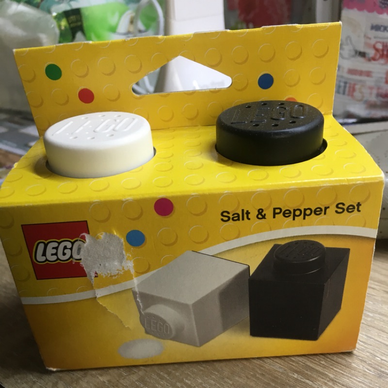 倆果 全新 樂高 椒鹽罐組 LEGO Salt & Pepper Set | 蝦皮購物