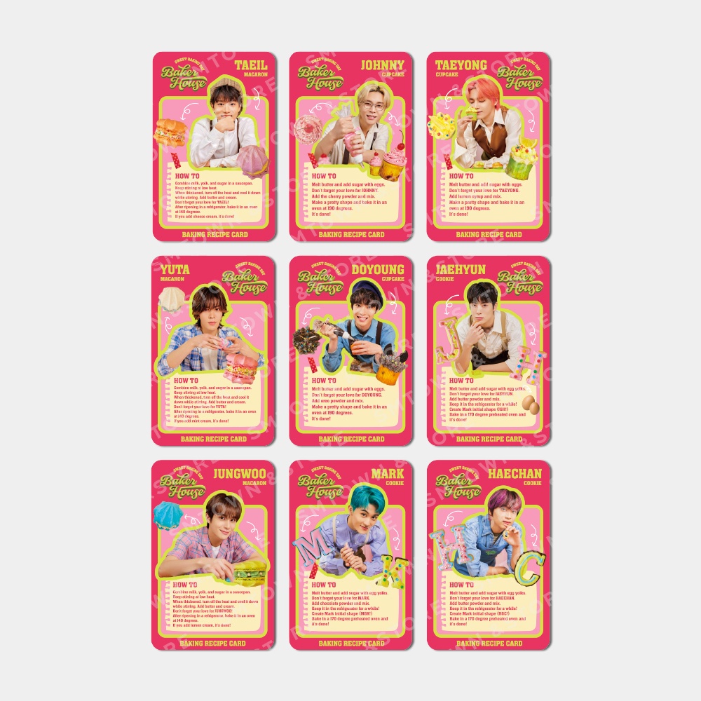 NCT 127 - Official MD Baker house random card pack | 蝦皮購物