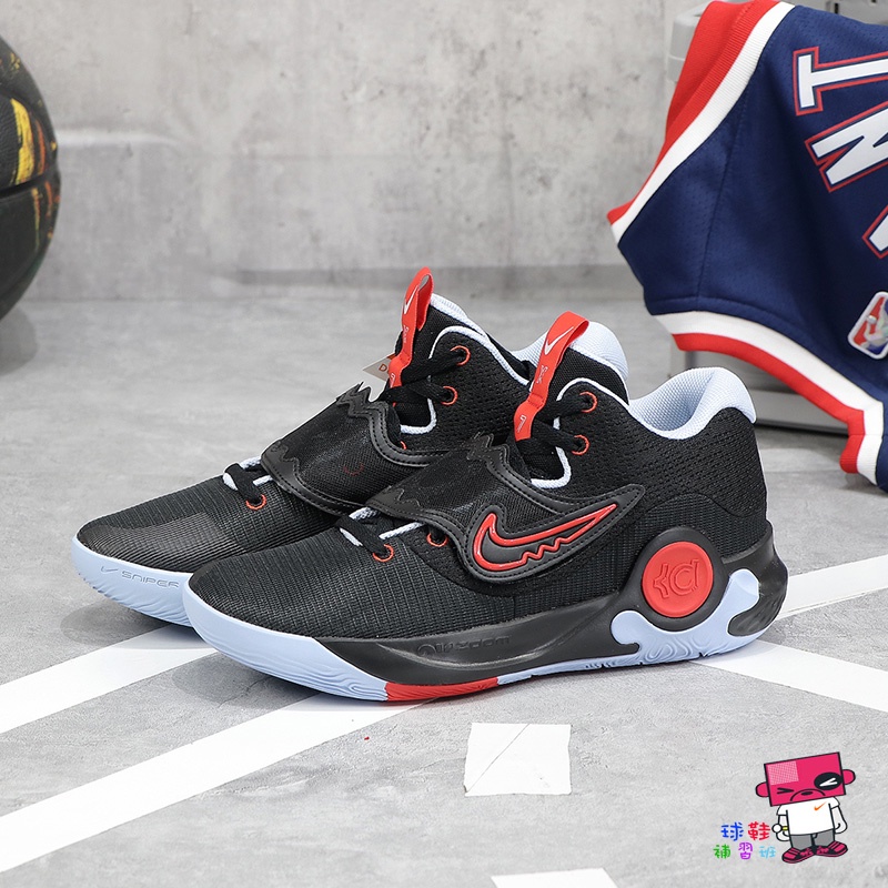 球鞋補習班NIKE KD TREY 5 X EP 黑紅杜蘭特魔鬼氈耐磨REACT 籃球鞋  