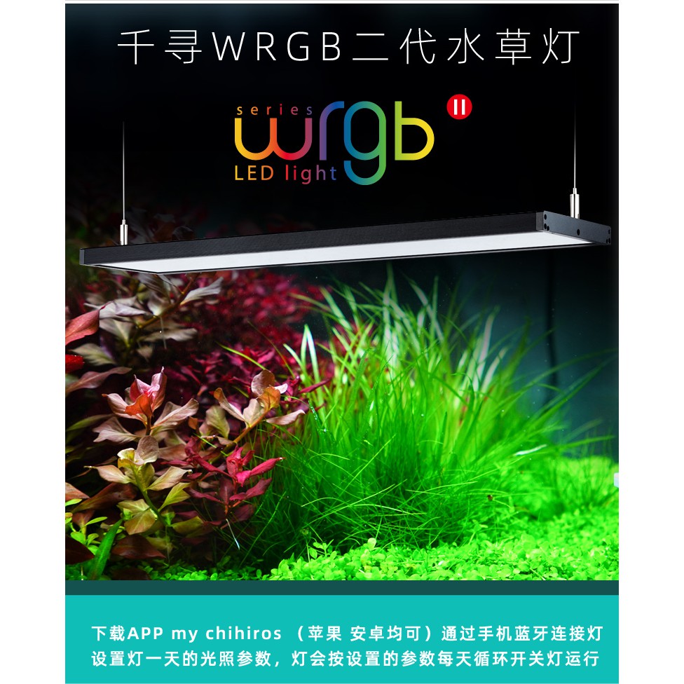 Chihiros千尋-WRGB二代專業水草燈 可調色 2代WRGB45/1.5尺 現貨 挑戰最便宜