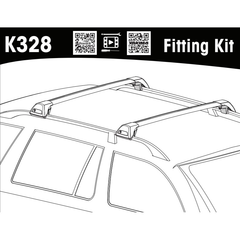 Prorack fitting kit k328 hotsell