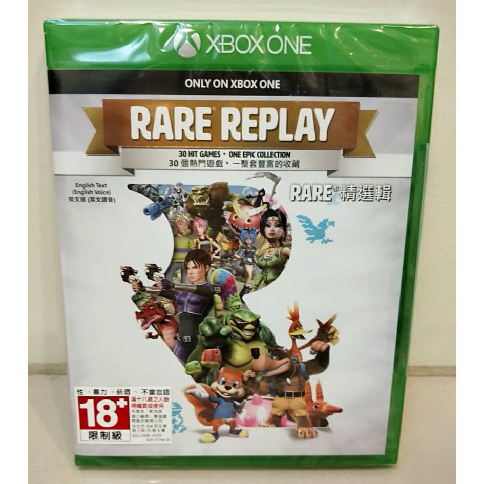 特價【全新未拆】 XBOX ONE RARE 精選輯Rare Replay 英文版$650 | 蝦皮購物