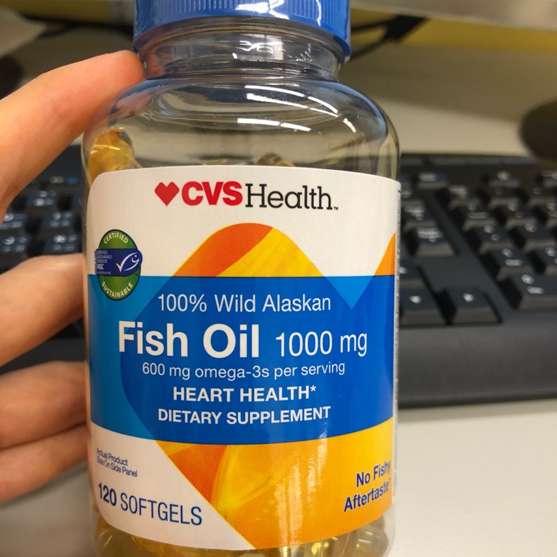 cvs health fish oil魚油 蝦皮購物