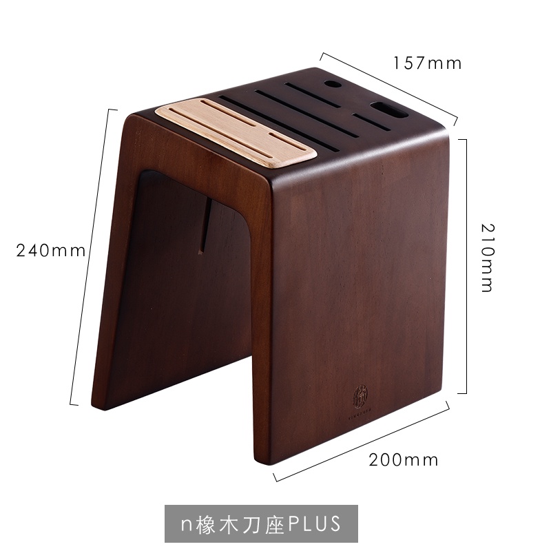 多功能刀座 廚房用品刀具 收納架 家用刀架 置物架 泰國橡膠木刀座 刀架子 防黴 | 蝦皮購物