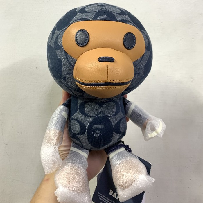 全新 現貨 Bape x Coach BABY MILO Plush doll 娃娃