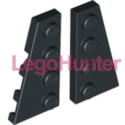 LEGO 樂高 41769 41770 黑色 斜切薄板 Wedge Plate 4x2 4160869 4161332 | 蝦皮購物