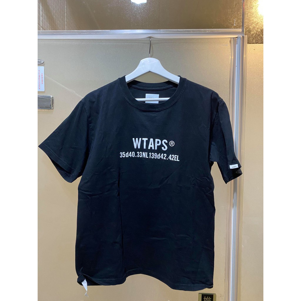 WTAPS GPS TEE 非目錄款大字TEE 黑色S 01 | 蝦皮購物