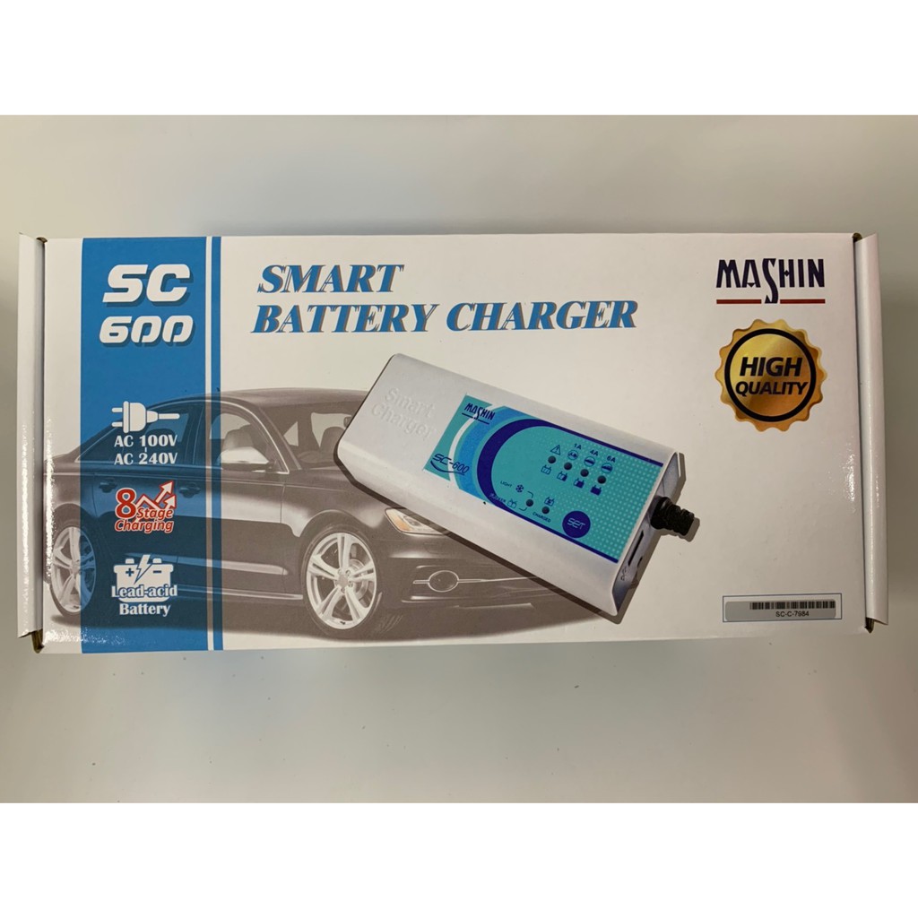 SC 600 電池院長 全新 麻新 SC-600 12V6A 多功能全自動充電器 麻新電子 含保護套 | 蝦皮購物