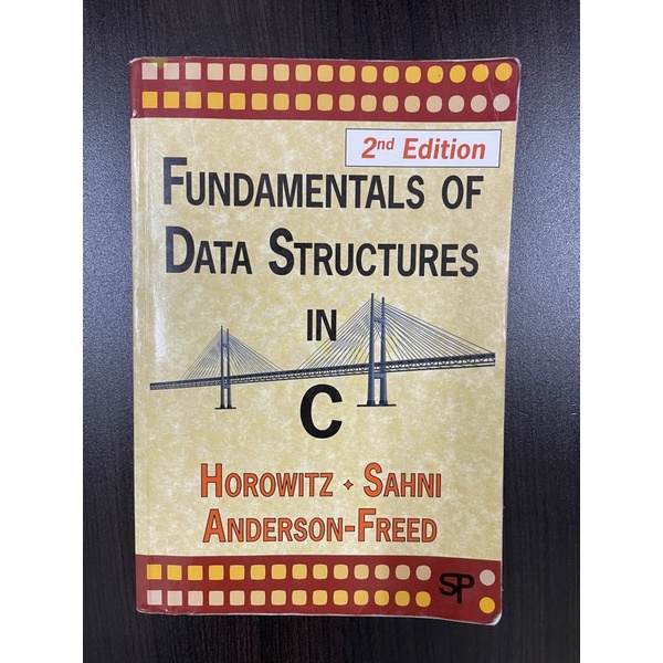 資料結構原文書Fundamentals Of Data Structures in C | 蝦皮購物