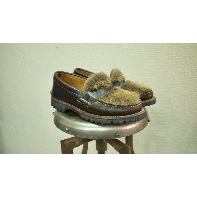 yuketen Penny Loafer with Beaver Hair 海狸毛