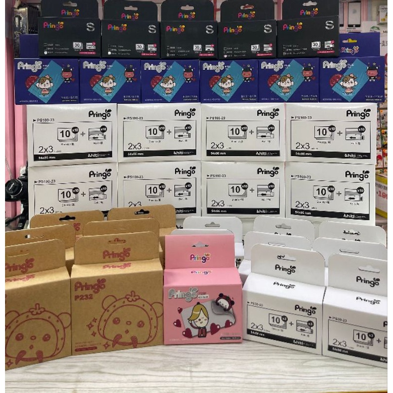 10月現貨 免空等 只是越來越貴 pringo p231 P232相片貼紙含色帶 色帶不共用 不共用 不共用 隨意貼相紙 | 蝦皮購物
