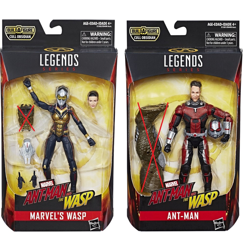 Marvel Legends 蟻人+黃峰女Ant-Man+Wasp 復仇者聯盟3 無限之戰BAF