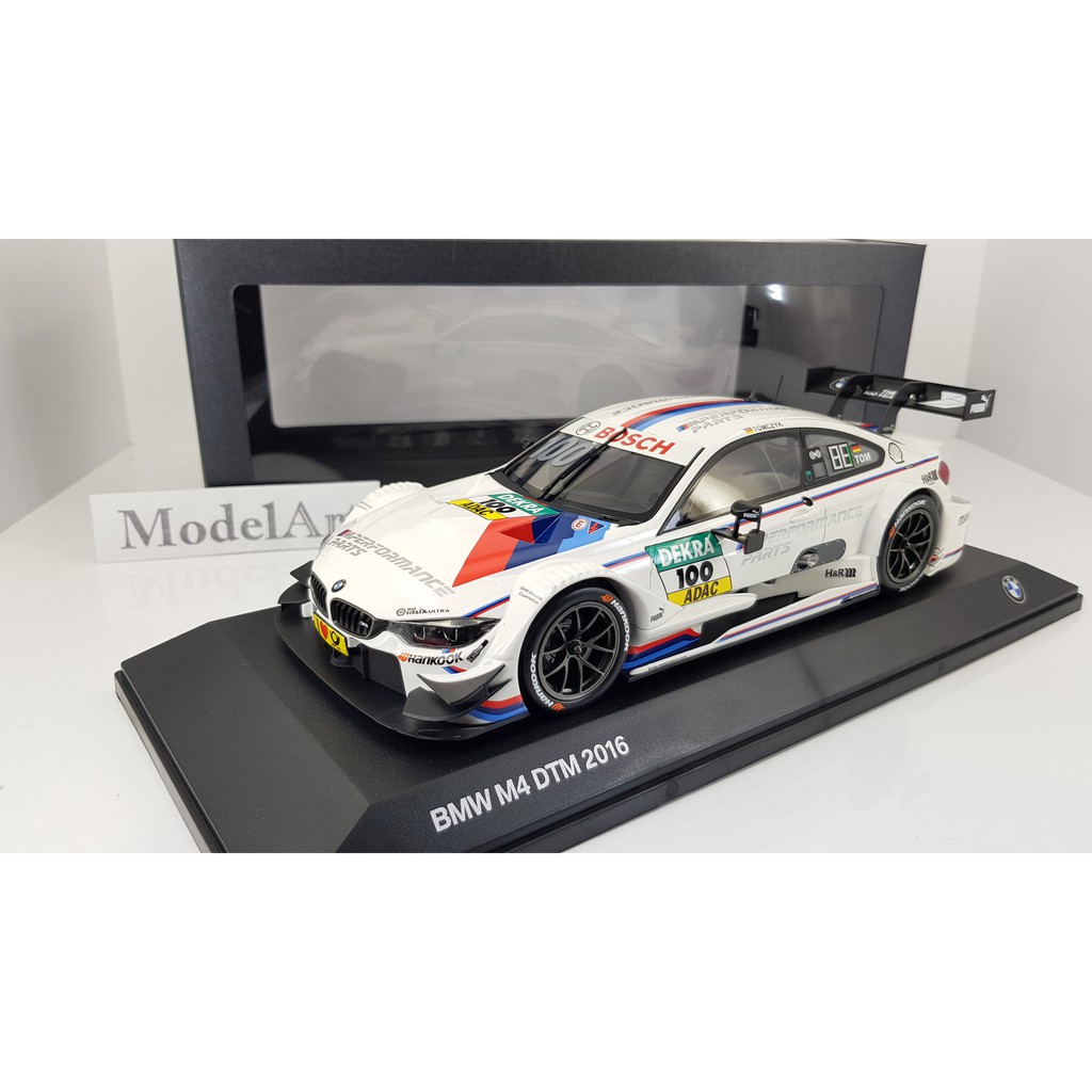 1:18 Norev代工BMW原廠F82 M4 DTM #100 2016 M-Performance塗裝 1:18 Norev代工BMW原廠F82 M4 DTM #100 2016 M-Performance塗裝