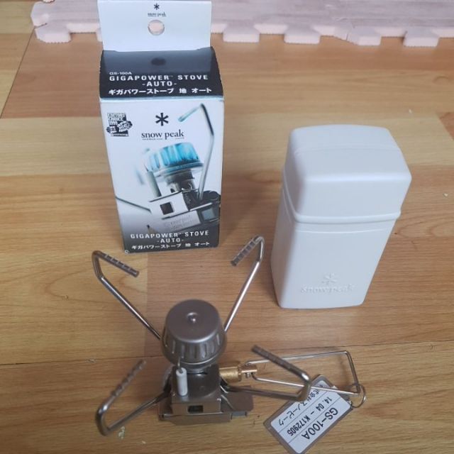 snow peak GS100A GP不鏽鋼自動點火小型瓦斯爐 蝦皮購物
