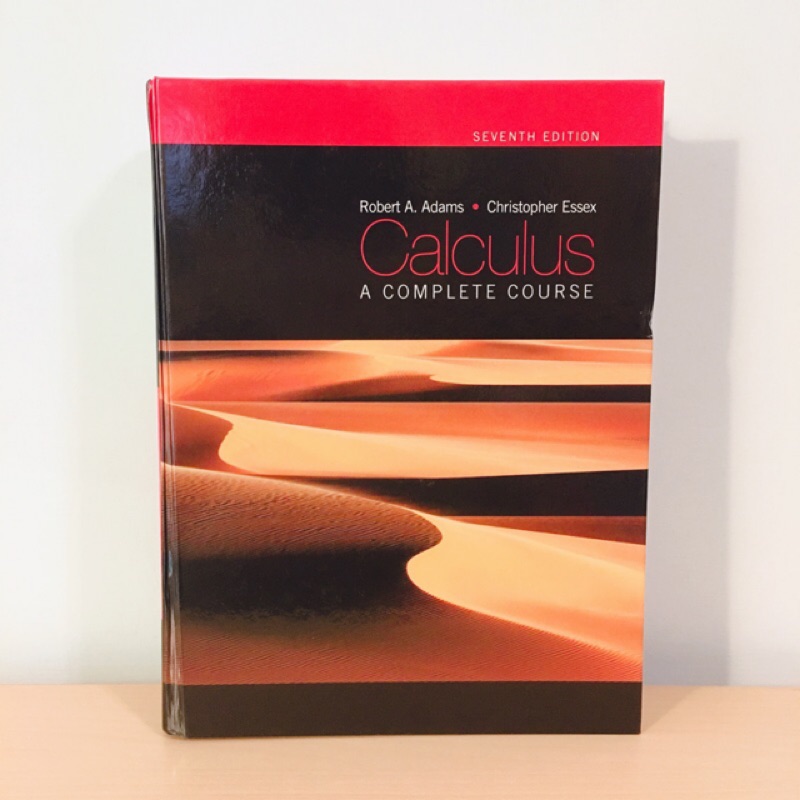 二手｜大學微積分用書：Calculus: A Complete Course 7/e ,Robert Adams | 蝦皮購物