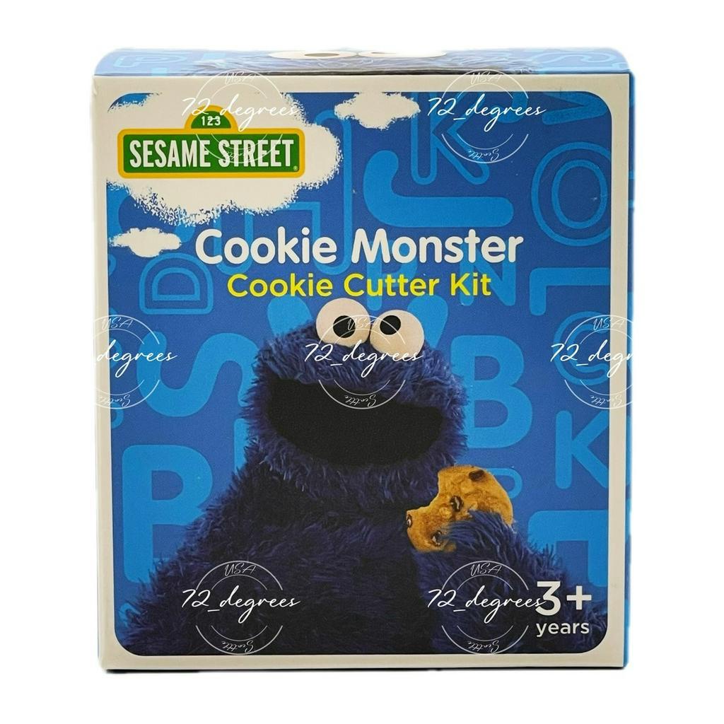 ️72_degrees 現貨! 美國 Cookie Monster Cookie Cutter Kit 烘焙 餅乾模具 蝦皮購物