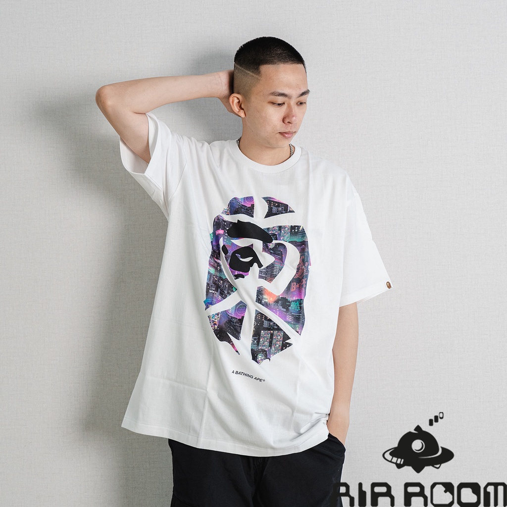 ☆AirRoom☆【現貨】BAPE APE NEON TOKYO TEE 東京猿人頭LOGO 字限定