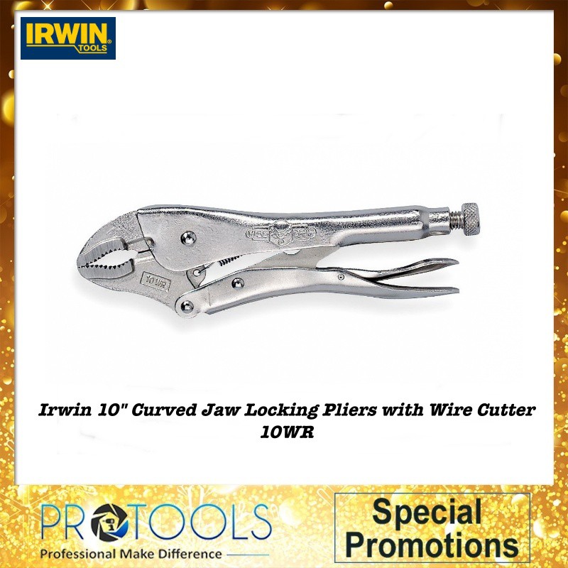 Irwin 10CR 10WR 10”/250mm 虎鉗夾曲線鉗口鎖定鉗 蝦皮購物
