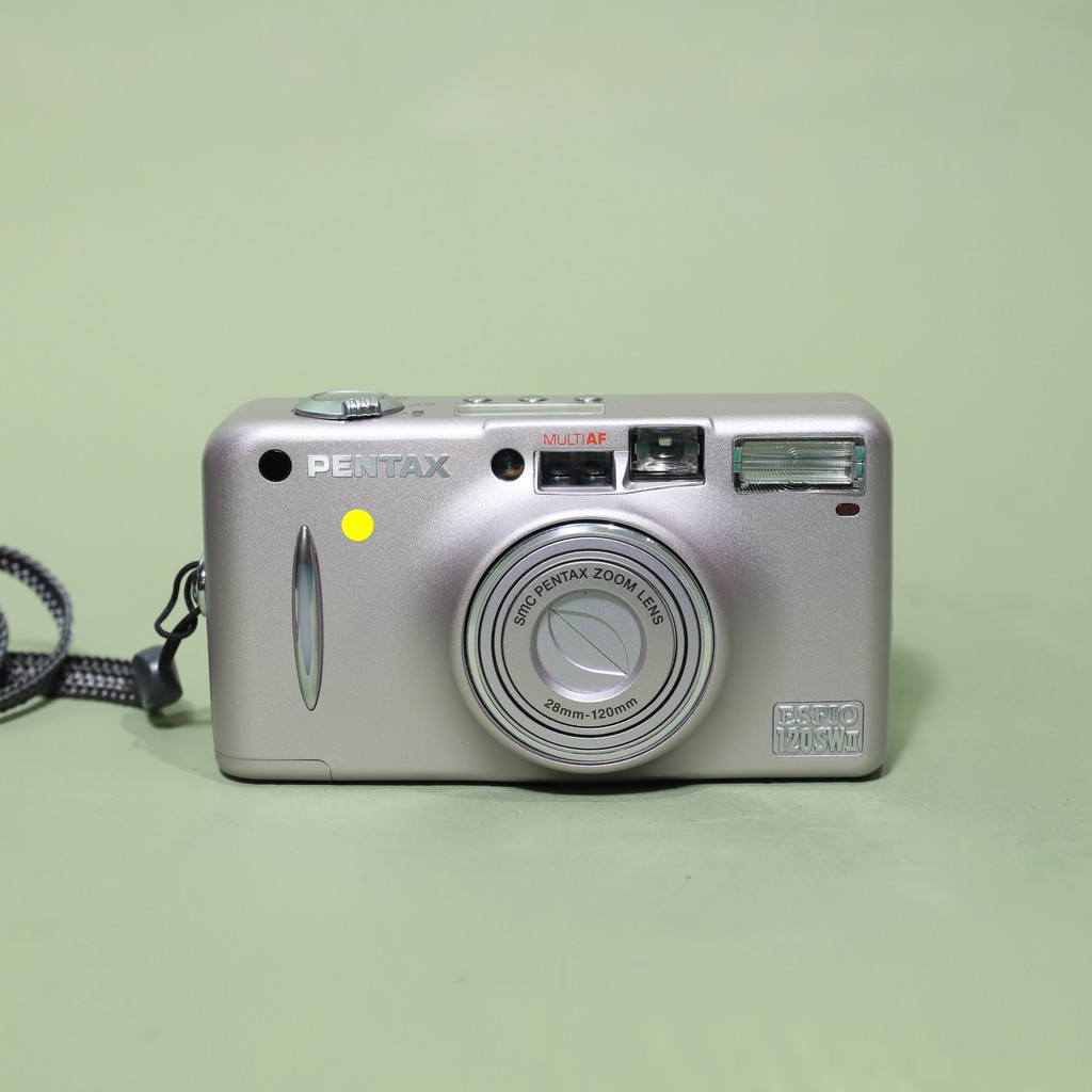 Polaroid雜貨店】♞Pentax Espio 120 SW II 粉紅銀135 底片傻瓜相機