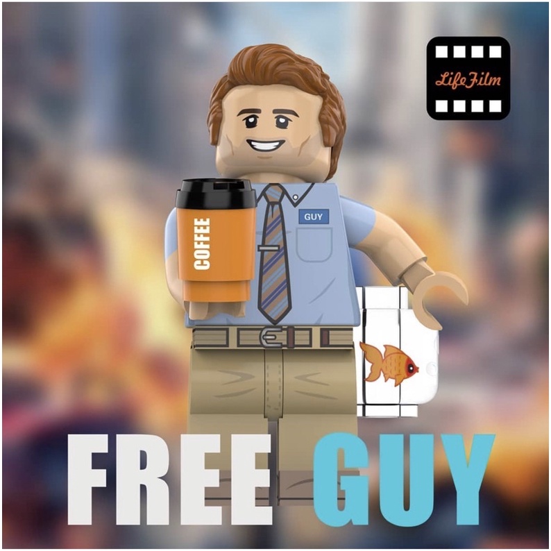 lego life brick lifebrick free guy 脫稿玩家第三方人仔 | 蝦皮購物