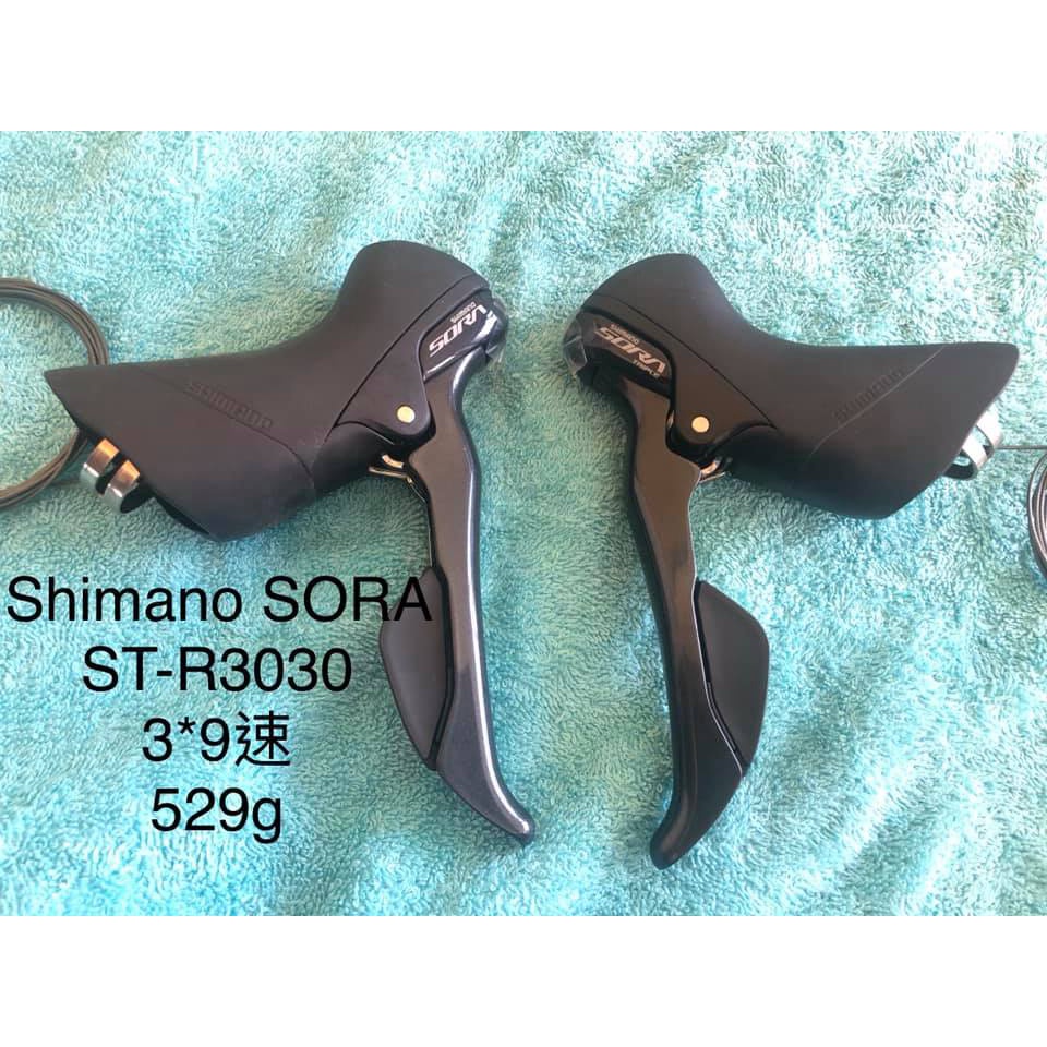 {2+2單車生活}Shimano SORA ST-R3030 3x9速 變速煞車把手組 27速公路車煞變把 散裝 | 蝦皮購物