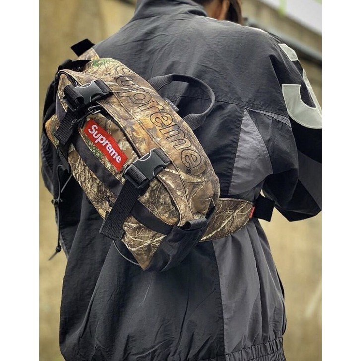 2019AW Supreme 47th Waist Bag 樹葉迷彩腰包斜背包側背包全新| 蝦皮購物