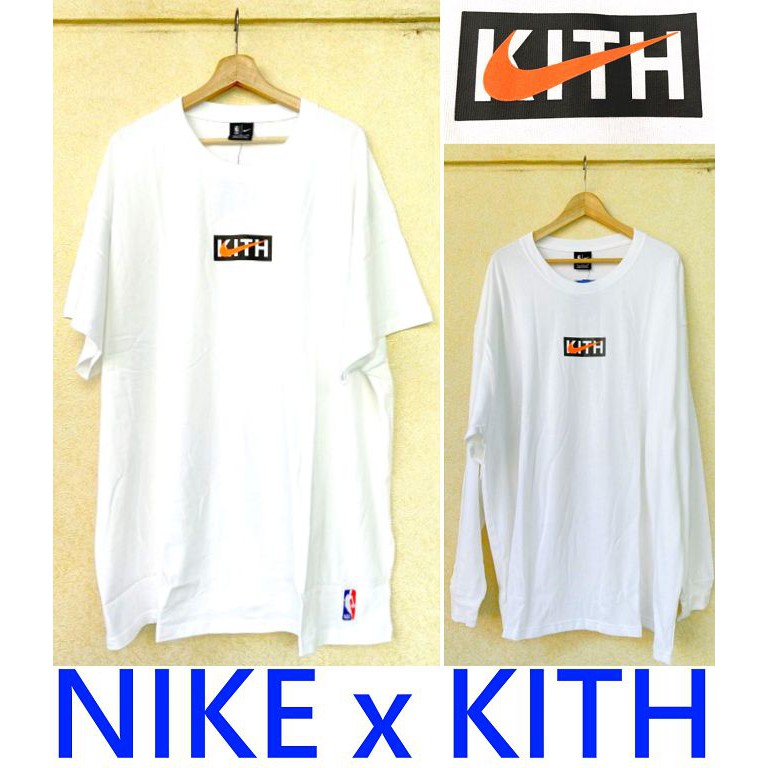 NIKE×KITH New York Knicks Tee Box Logo白 - myfarmconnect.in