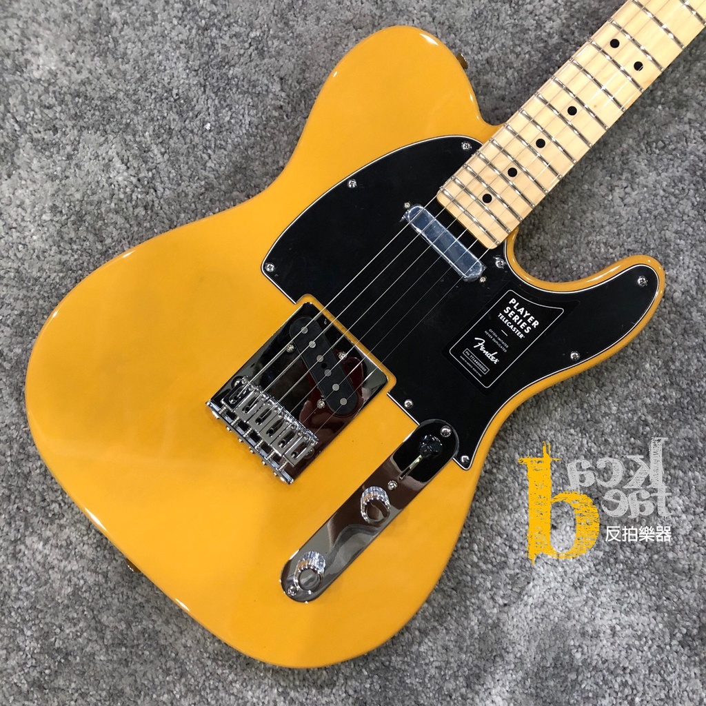 反拍樂器] Fender Player Telecaster BTB 奶油黃電吉他無搖座Tele