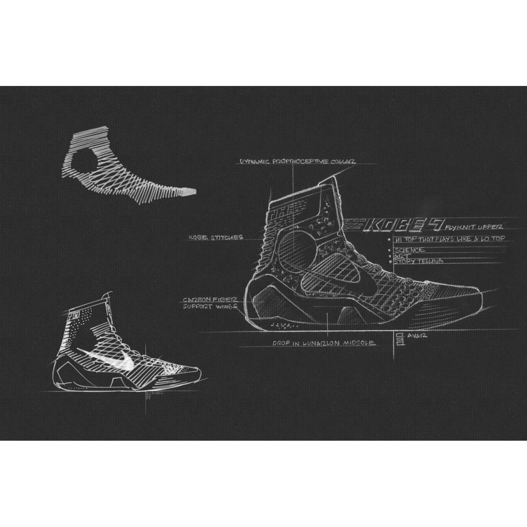 THE KOBE 9 ELITE FEATURING NIKE FLYKNIT (緬懷KOBE純分享)