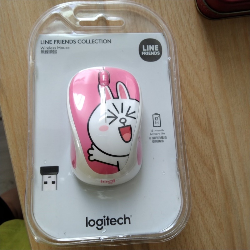 【Logitech】羅技 LINE Friends聯名兔兔無限滑鼠 | 蝦皮購物