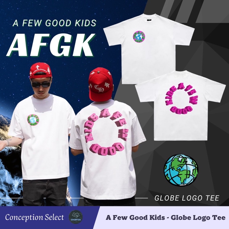 Conception Select] 官方正品A Few Good Kids 地球印刷Logo 短袖tee