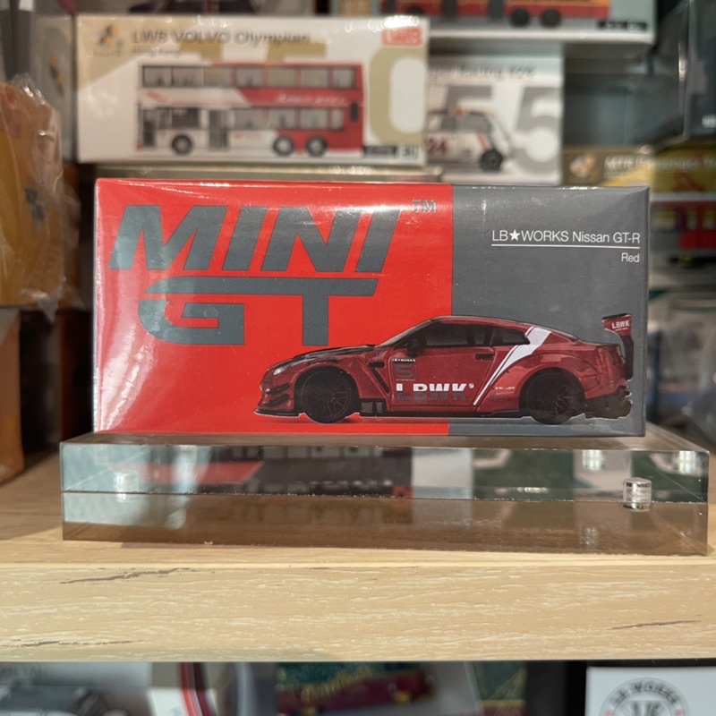 模幻力量】現貨MINI GT 1/64 LB☆WORKS Nissan GT-R R35 Red #345