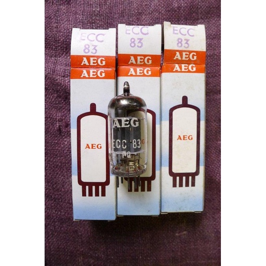 德國真空管 AEG/TELEFUNKEN ECC83/12AX7全新原盒/現貨