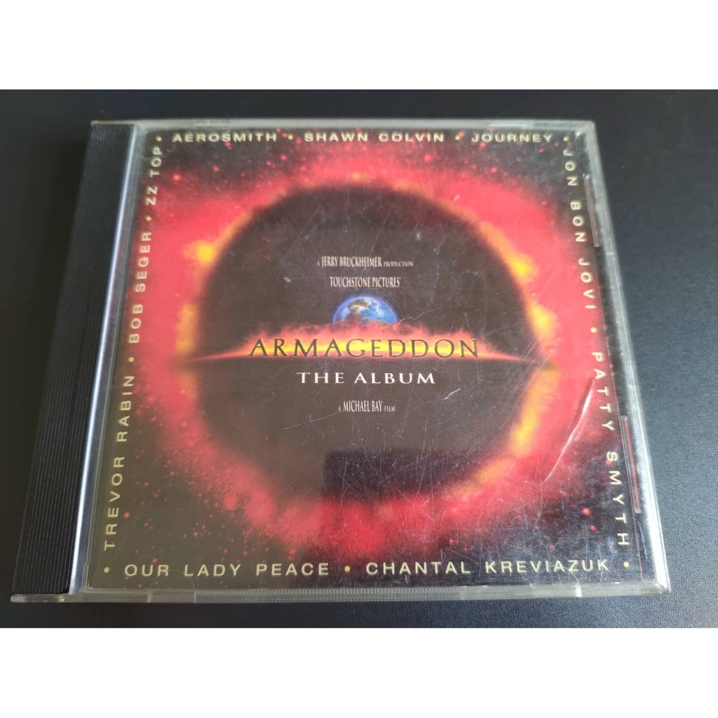 Armageddon: The Album 世界末日 電影原聲帶 台版原版 保存良好 寫真冊 歌詞都在 布魯斯威利 | 蝦皮購物