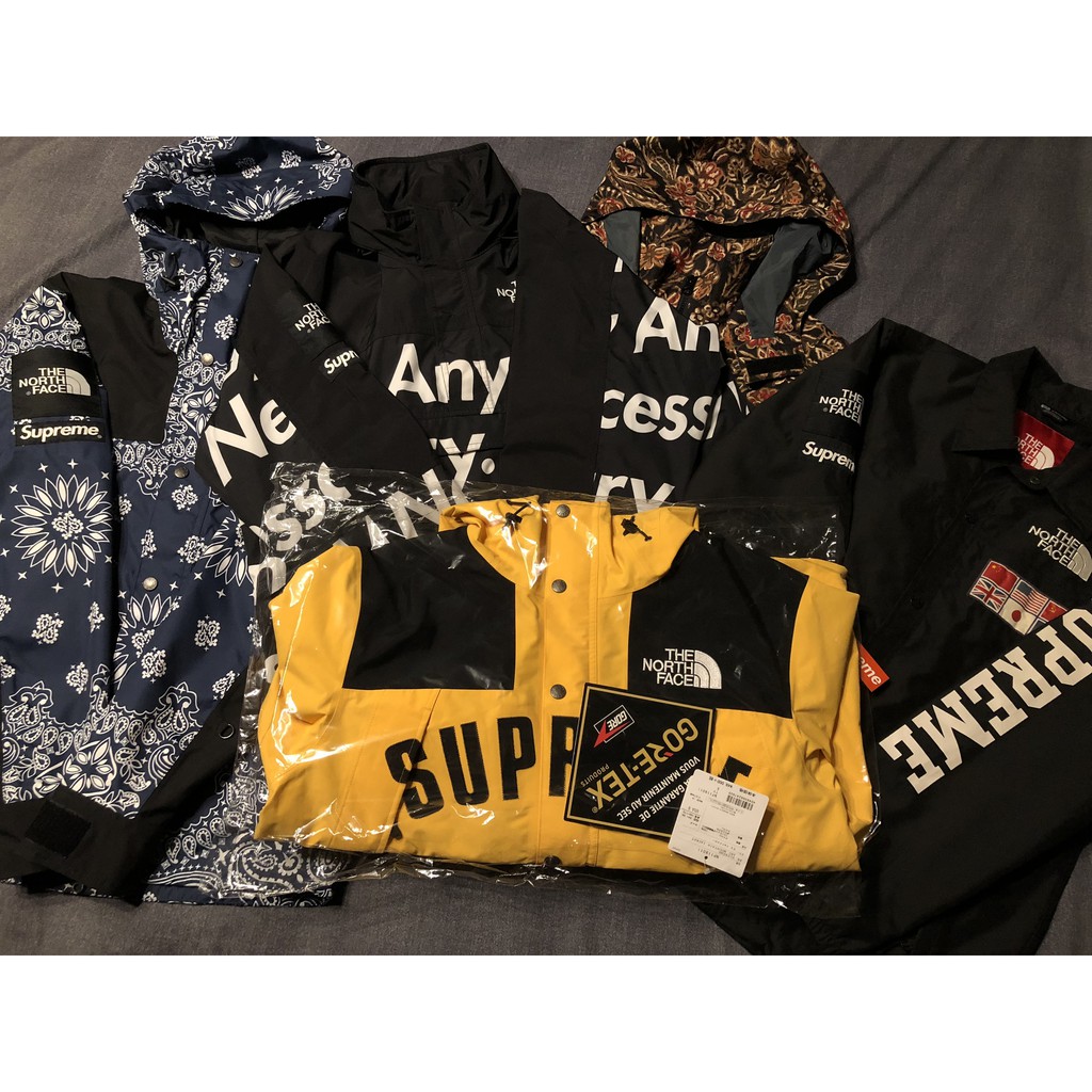 Supreme The North Face Arc Logo Mountain Parka SS19 Yellow S