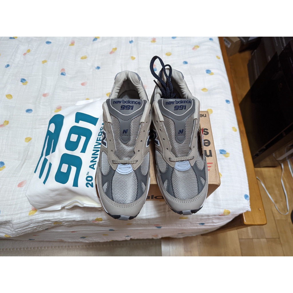 SYG] New Balance 991 us8.5~12 20周年元祖灰英製M991ANI 992 | 蝦皮購物