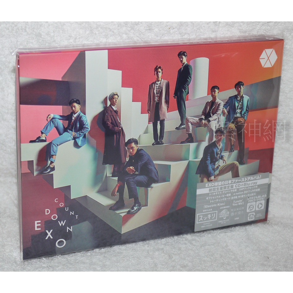 EXO COUNTDOWN(日版初回CD+藍光BLU-RAY限定盤+加收特典影像) BD 全新