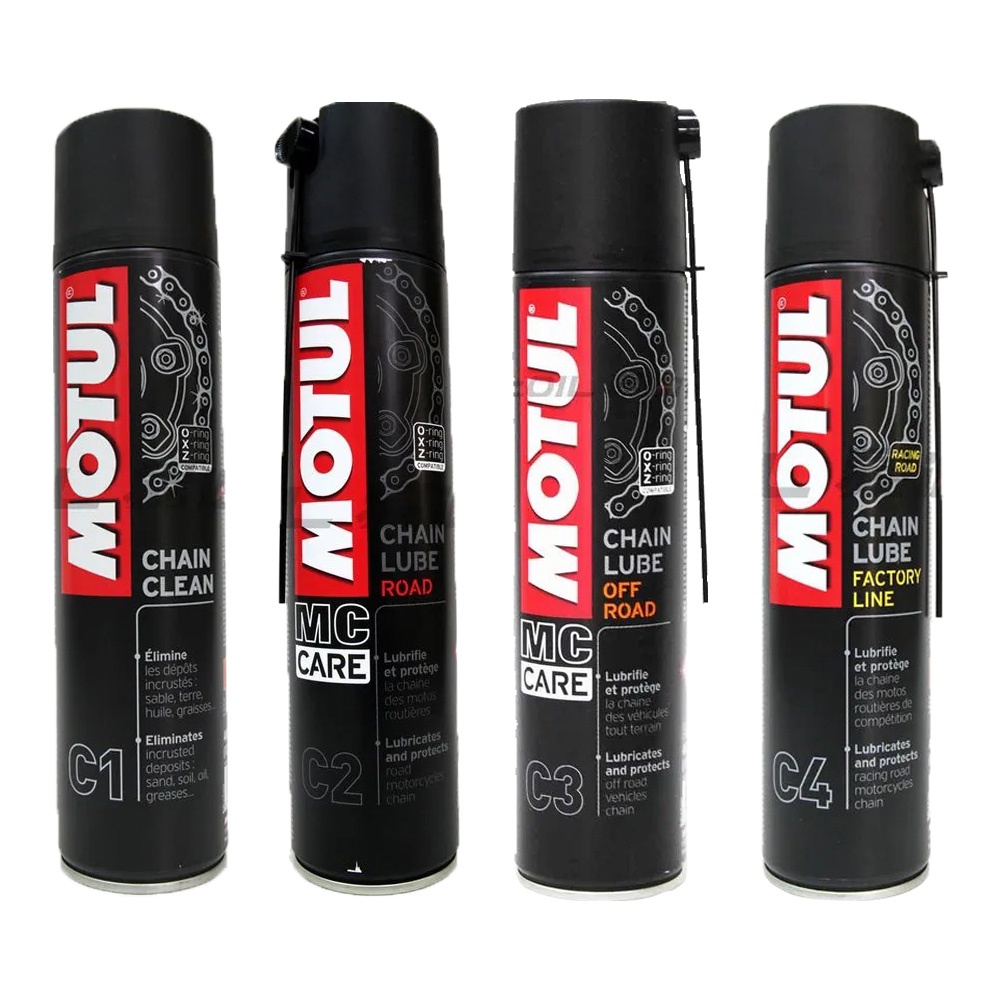 【易油網】MOTUL C1 C2 C3 C4 CHAIN CLEAN/CHAIN LUBE 噴霧式鍊條油 蝦皮購物