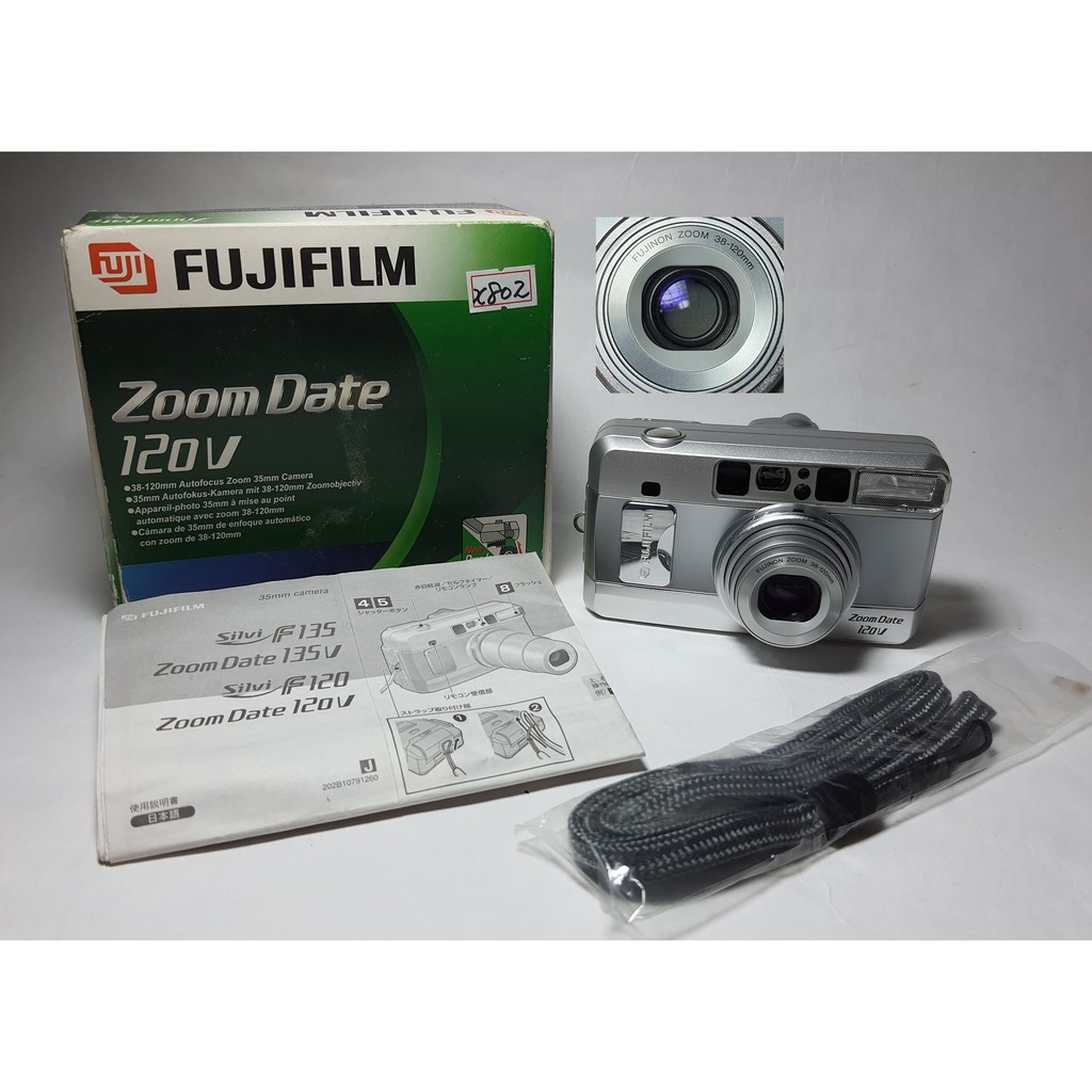 [ 慢調思理 ] 稀少盒裝 近全新 美品 fujiflm zoom date 120V 鏡頭乾淨明亮