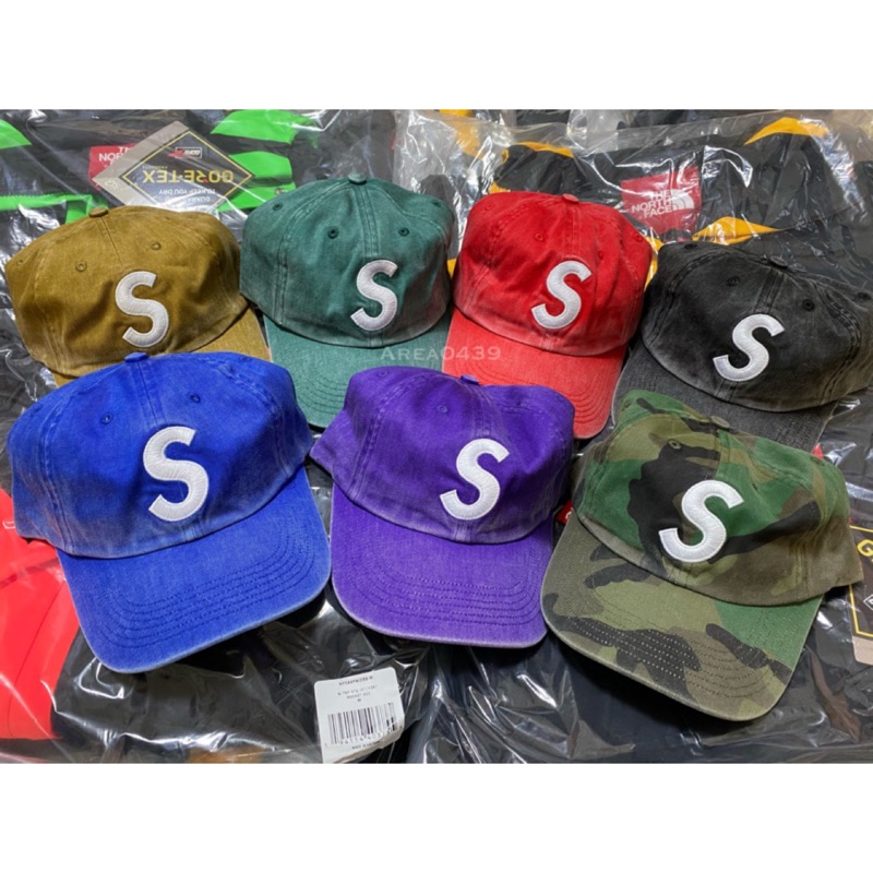 【area0439】2020 Supreme Pigment Print S Logo 6-Panel Cap 老帽
